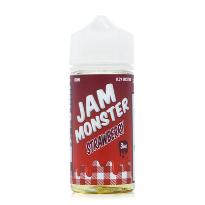 Jam Monster Series E-Liquid 100mL - Freebase - Strawberry