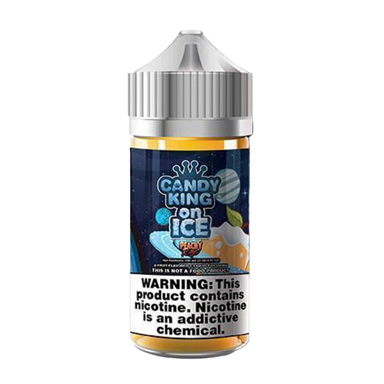 Candy King Series E-Liquid 100mL (Freebase) Peachy Rings Iced