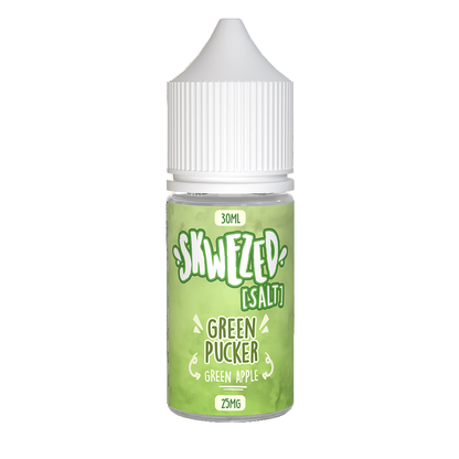 Skwezed Salt Series E-Liquid | 30mL | 25mg | Salt Nic | Green Pucker (Green Apple)
