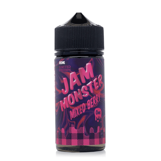 Jam Monster Series E-Liquid 100mL - Freebase - Mixed Berry