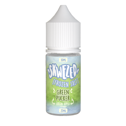 Skwezed Salt Series E-Liquid | 30mL | 25mg | Salt Nic | Frozen Green Pucker (Green Apple Ice)