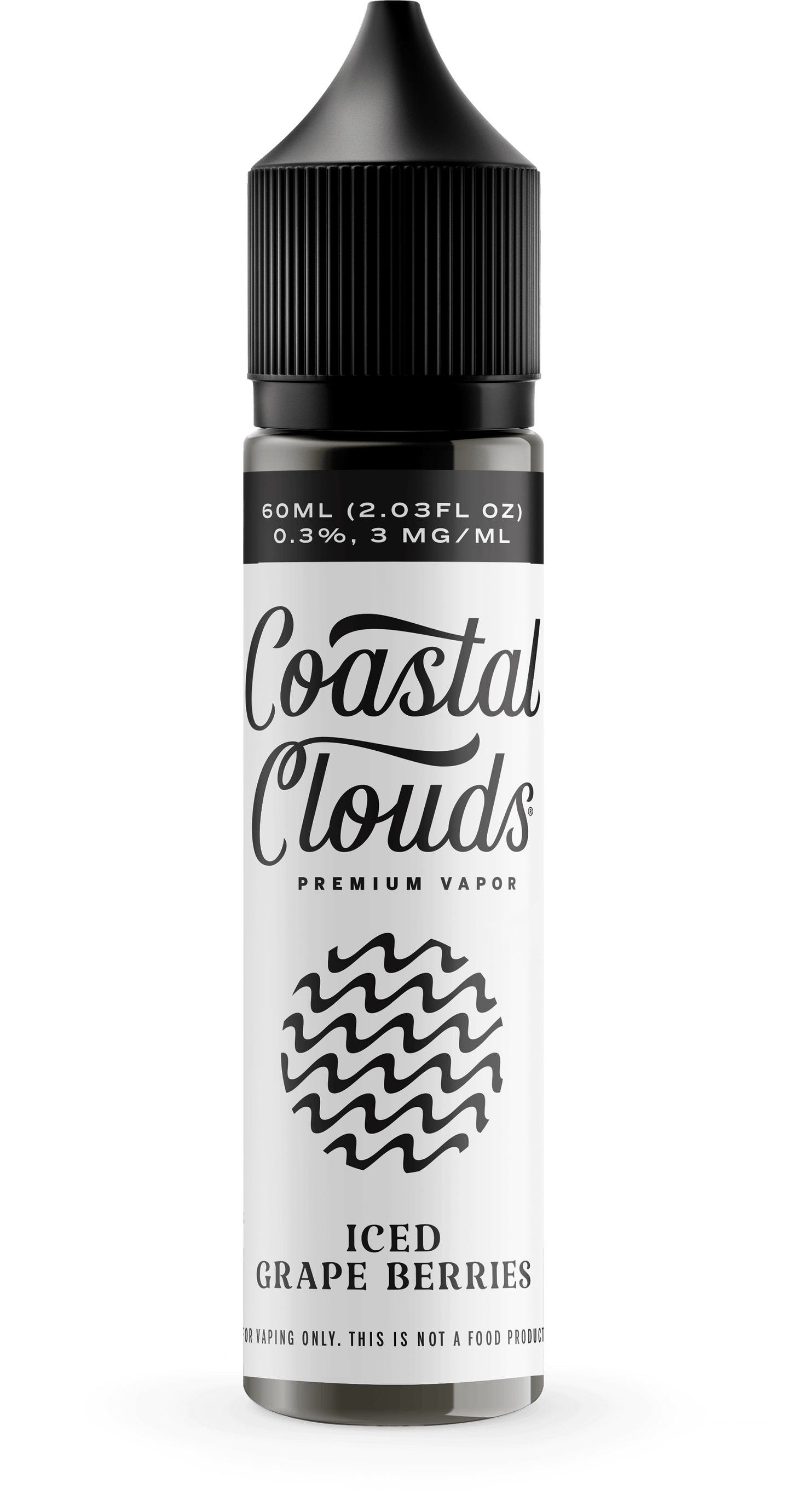 Coastal Clouds 60mL E-Liquid Series (Freebase) | Iced Grape Berries