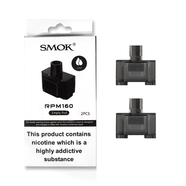 SMOK RPM160 Pod (1-Pack/2-Pack) | RPM 160 Replacement Pod (RPM160 Coil Compatible) with Packaging