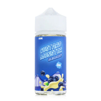 Jam Monster Series E-Liquid 100mL - Freebase - Custard Blueberry