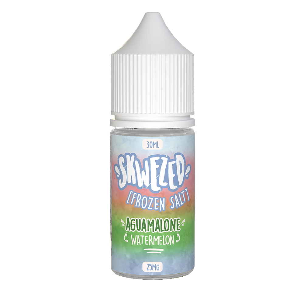 Skwezed Salt Series E-Liquid | 30mL | 25mg | Salt Nic | Frozen Aguamalone (Watermelon Ice)