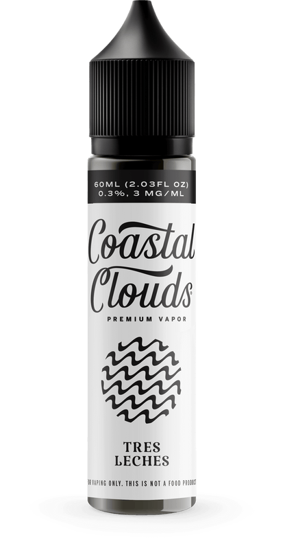 Coastal Clouds 60mL E-Liquid Series (Freebase) | Tres Leches