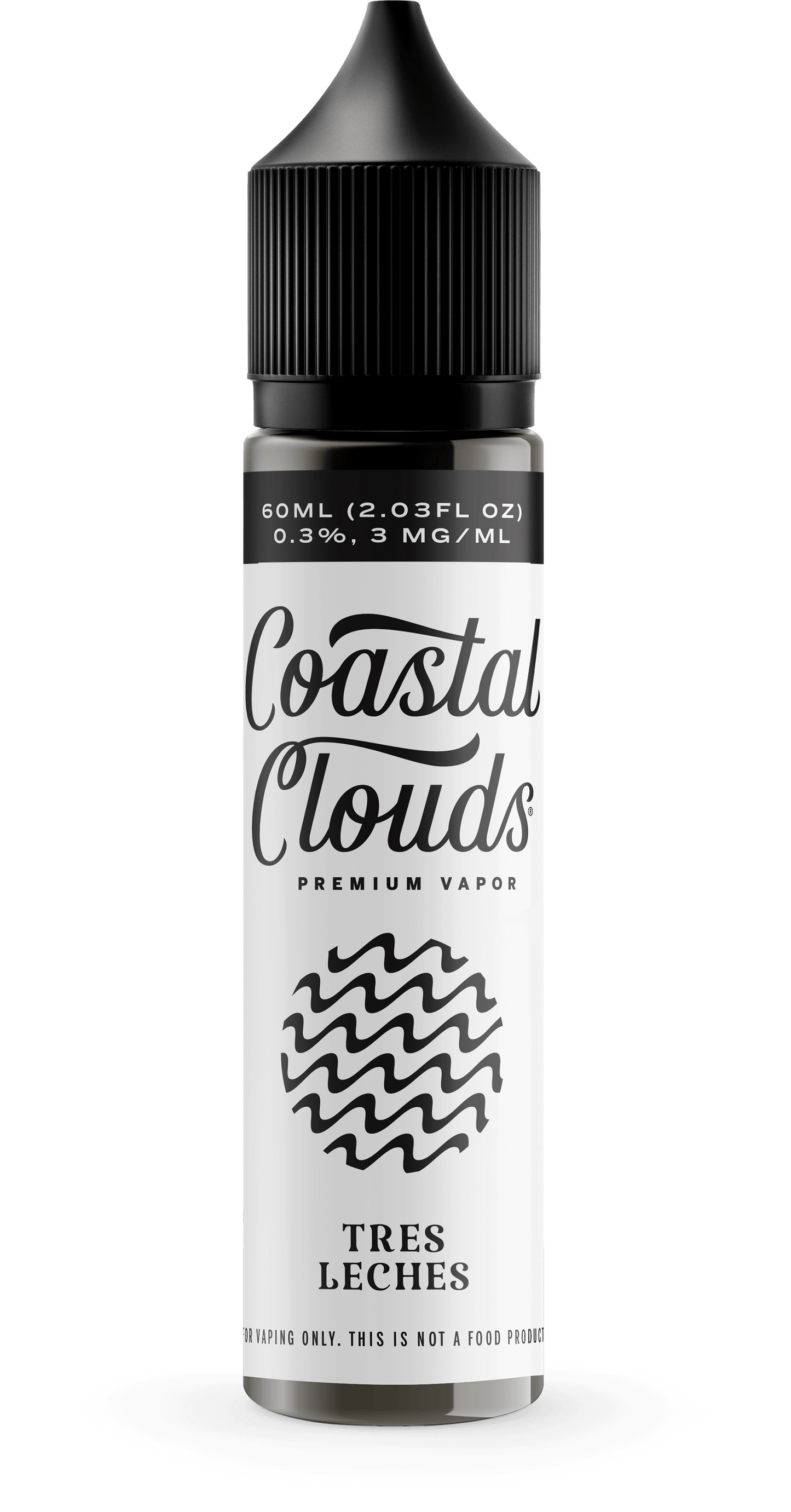 Coastal Clouds 60mL E-Liquid Series (Freebase) | Tres Leches