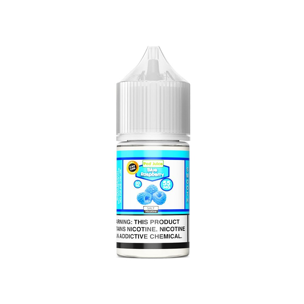 Pod Juice Salt TFN Series E-Liquid | 30mL | 55mg | (Salt Nic) | Blue Raspberry