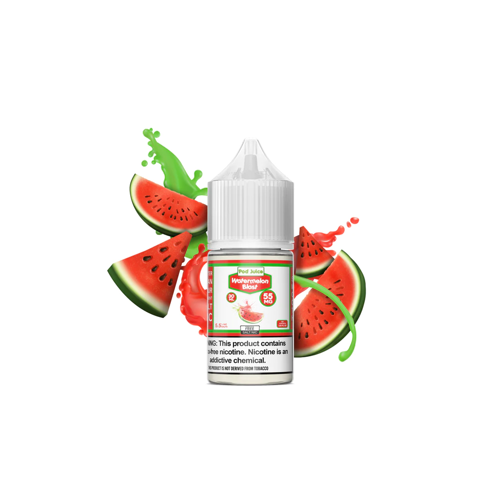 Pod Juice Salt TFN Series E-Liquid 30mL (Salt Nic) Watermelon Blast