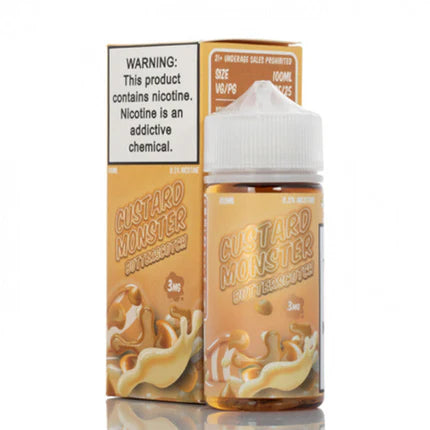 Jam Monster Series E-Liquid 100mL - Freebase - Custard Butterscotch