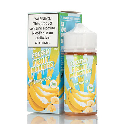 Jam Monster Series E-Liquid 100mL - Freebase - Frozen Banana Ice