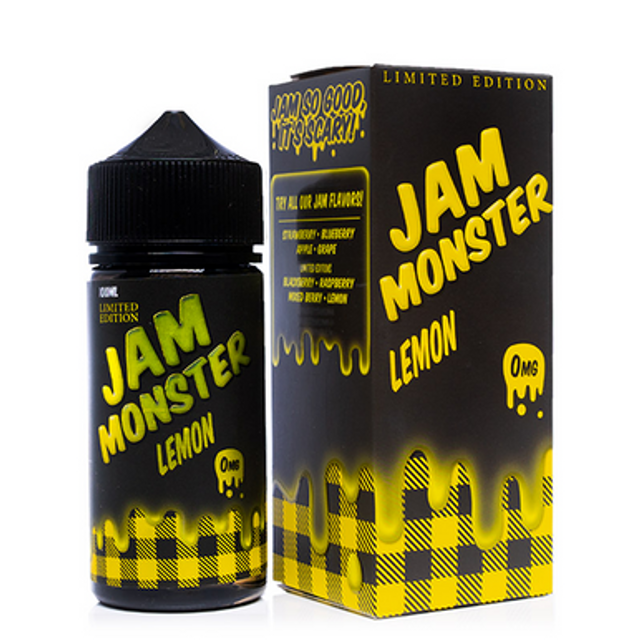 Jam Monster Series E-Liquid 100mL - Freebase - Lemon