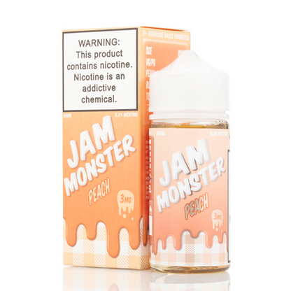 Jam Monster Series E-Liquid 100mL - Freebase - Peach