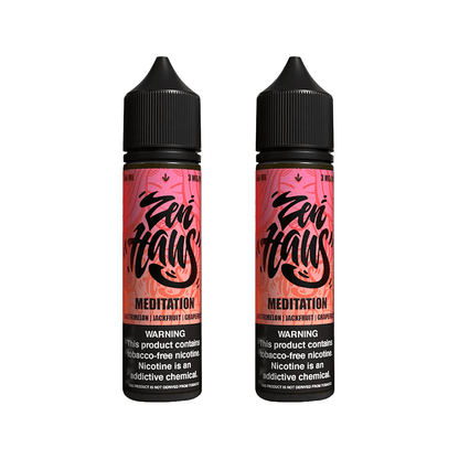 Zen Haus Series E-Liquid 120mL – Freebase – 60mL 2-Pack - Meditation