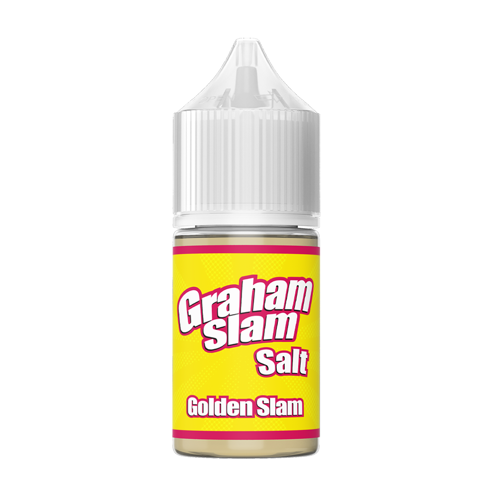 Graham Slam Salt Series E-Liquid 30mL (Salt Nic) - Original (Golden Slam) bottle