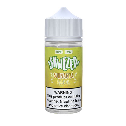 Skwezed Series E-Liquid | 100mL | 3mg | (Freebase) | Buhnanza Banana