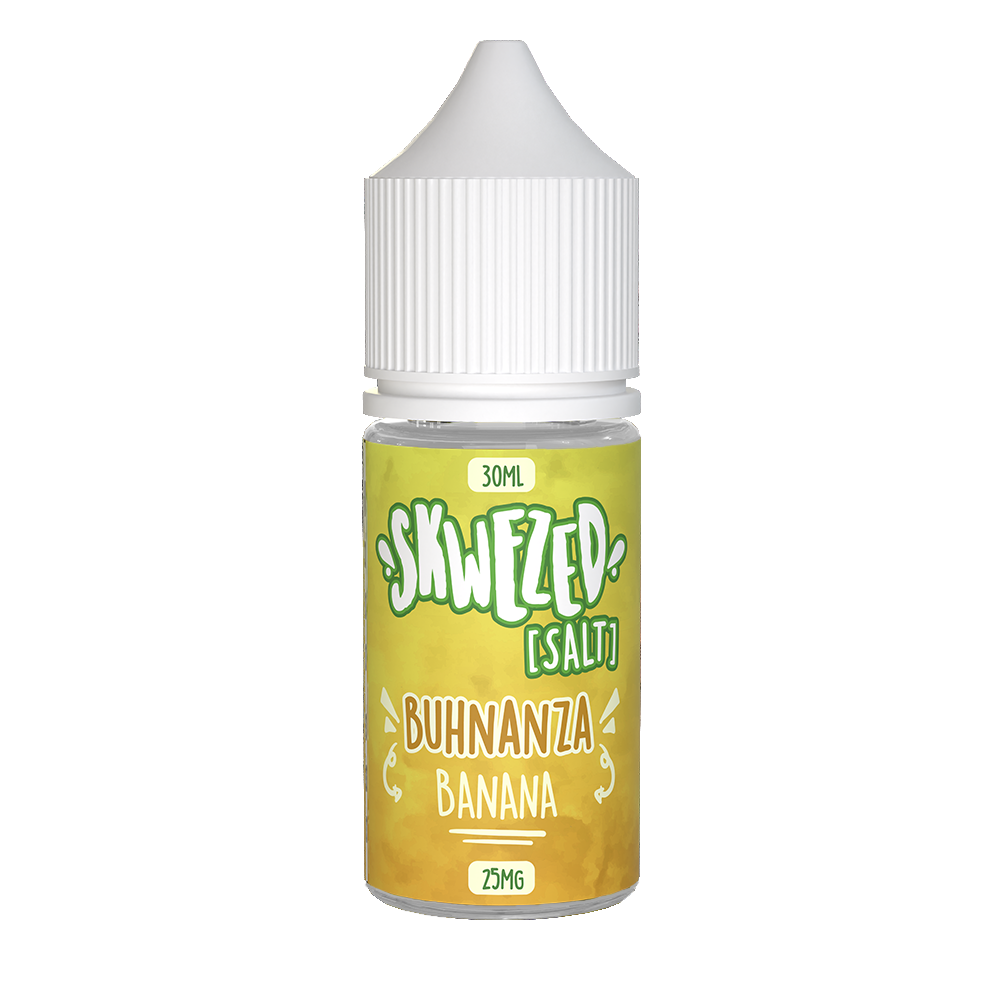 Skwezed Salt Series E-Liquid 30mL (Salt Nic) - Buhnanza (Banana)