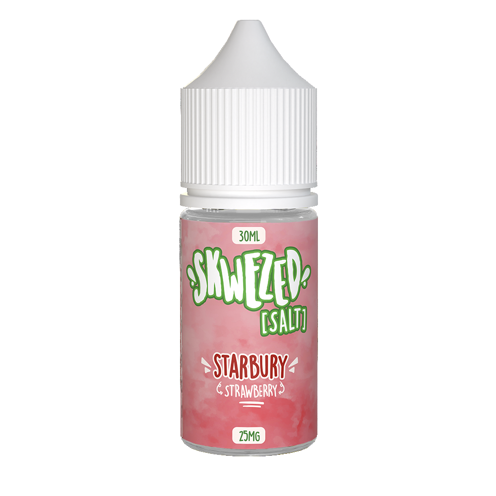 Skwezed Salt Series E-Liquid 30mL (Salt Nic) - Starbury (Strawberry)