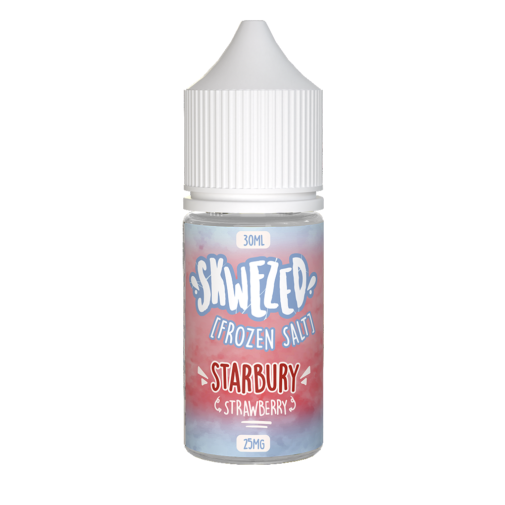 Skwezed Salt Series E-Liquid 30mL (Salt Nic) - Frozen Starbury (Strawberry Ice)