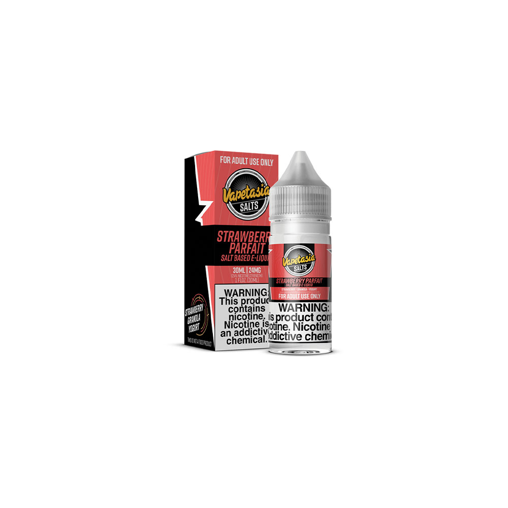 Vapetasia Salt Series E-Liquid 30mL (Salt Nic) Strawberry Parfait with Packaging