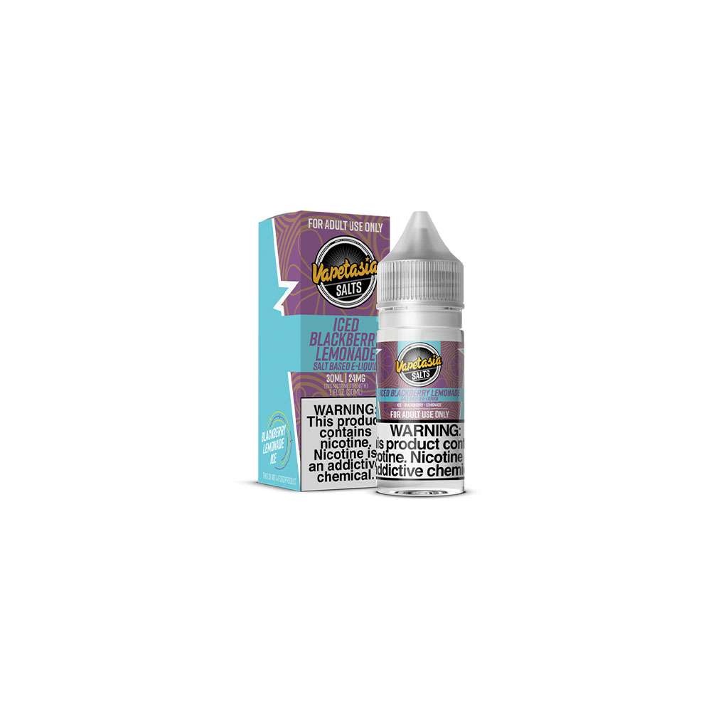 Vapetasia Salt Series E-Liquid 30mL (Salt Nic) Iced Blackberry Lemonade with Packaging