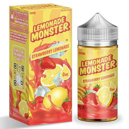 Jam Monster Series E-Liquid 100mL - Freebase - Lemonade - Strawberry Lemonade