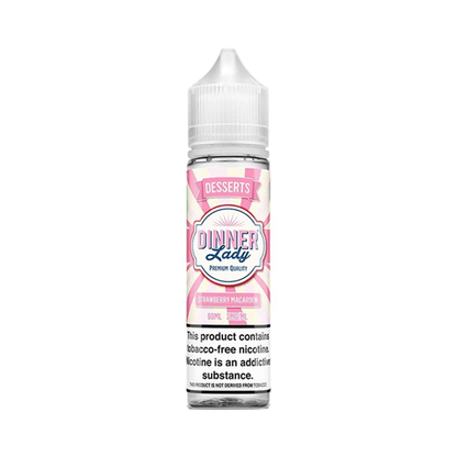 Dinner Lady TFN Series E-Liquid 60mL (Freebase) Strawberry Macaroon