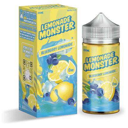 Jam Monster Series E-Liquid 100mL - Freebase - Lemonade - Blueberry Lemonade