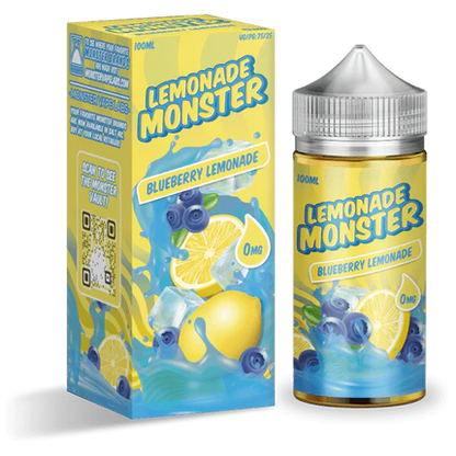 Jam Monster Series E-Liquid 100mL - Freebase - Lemonade - Blueberry Lemonade