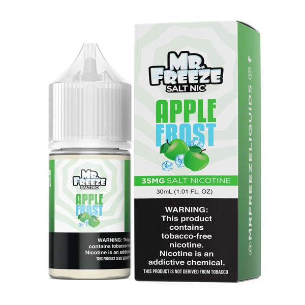 Mr. Freeze TFN Salt Series E-Liquid 30mL (Salt Nic) - Apple Frost with packaging