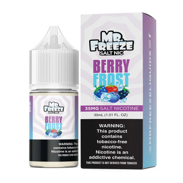 Mr. Freeze TFN Salt Series E-Liquid 30mL (Salt Nic) - Berry Frost with packaging