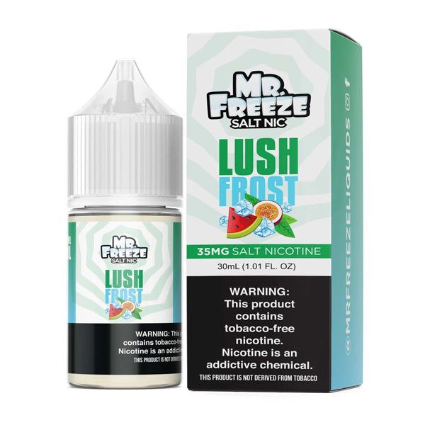 Mr. Freeze TFN Salt Series E-Liquid 30mL (Salt Nic) - Lush Frost with packaging