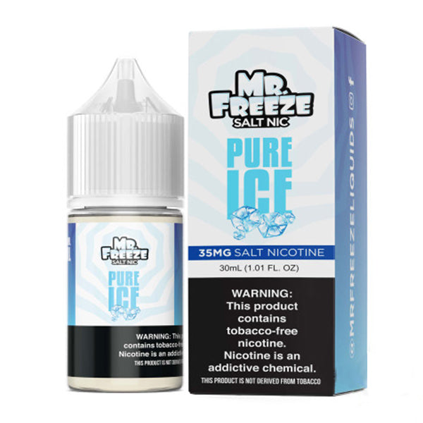 Mr. Freeze TFN Salt Series E-Liquid 30mL (Salt Nic) - Pure Ice with packaging