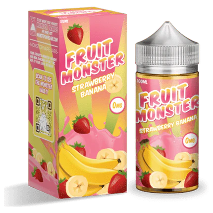 Jam Monster Series E-Liquid 100mL - Freebase - Fruit Strawberry Banana