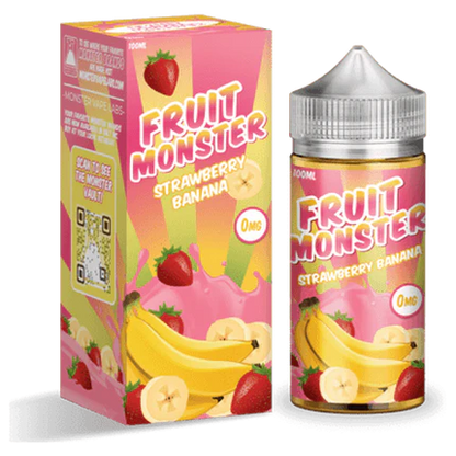 Jam Monster Series E-Liquid 100mL - Freebase - Fruit Strawberry Banana