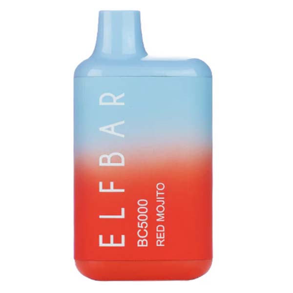 Elf Bar BC5000 Disposable 5000 Puffs 13mL 50mg | MOQ 10 Red Mojito