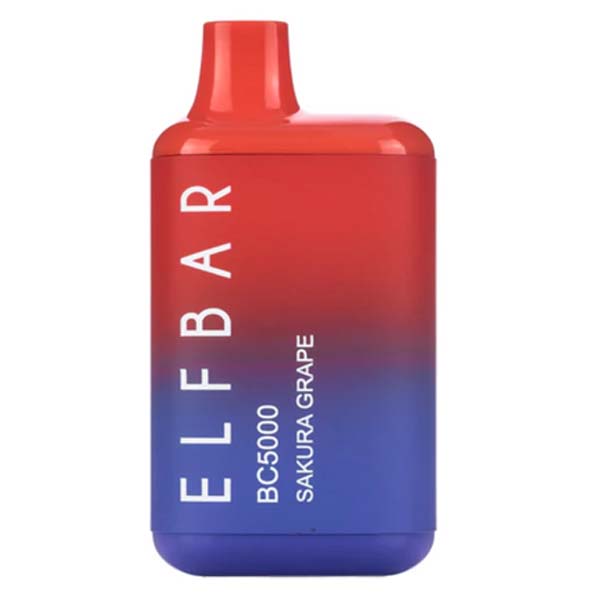 Elf Bar BC5000 Disposable 5000 Puffs 13mL 50mg | MOQ 10 Sakura Grape