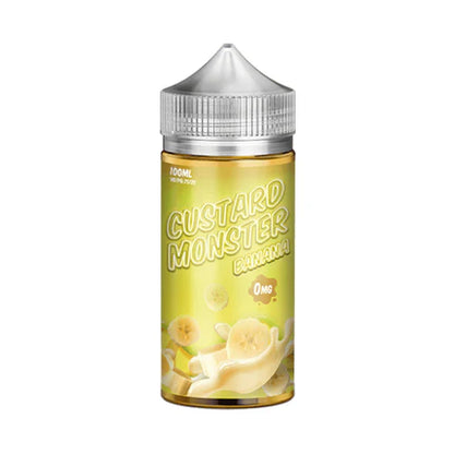 Jam Monster Series E-Liquid 100mL - Freebase - Custard Banana