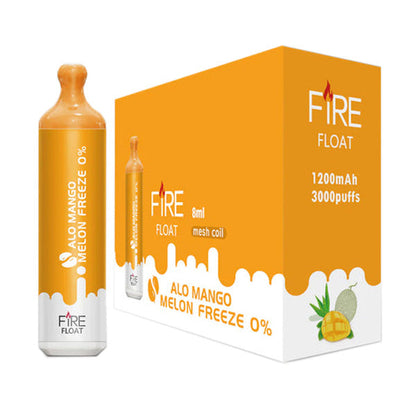 Fire Float Zero Disposable 3000 Puffs 8mL 00mg | MOQ 10