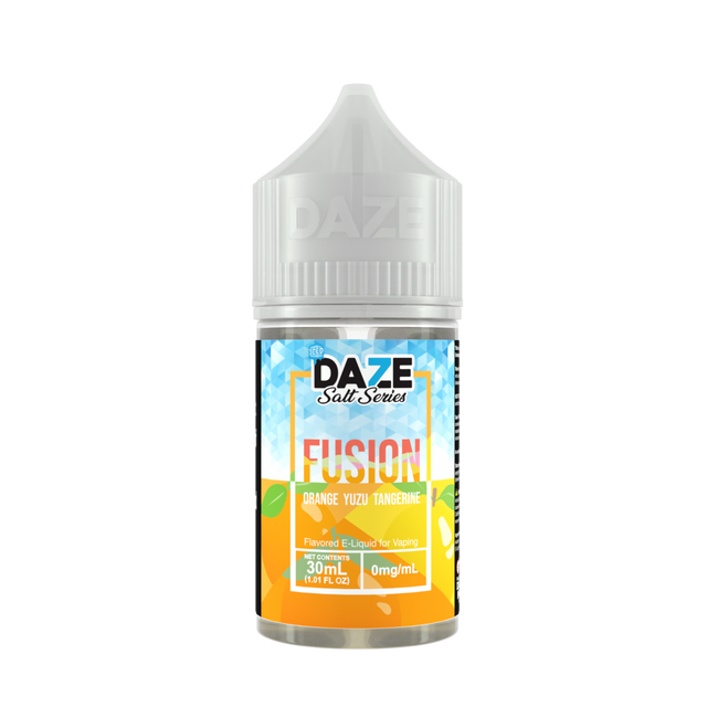 7Daze Fusion Salt Series E-Liquid 30mL (Salt Nic) Orange Yuzu Tangering Iced