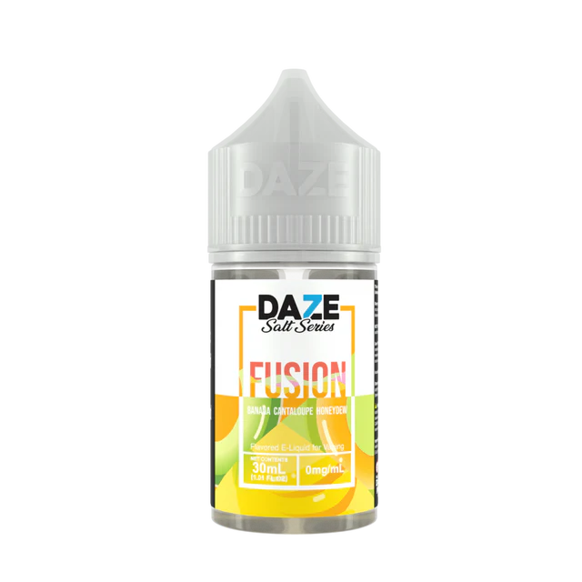 7Daze Fusion Salt Series E-Liquid 30mL (Salt Nic) Banana Cantaloupe Honeydew