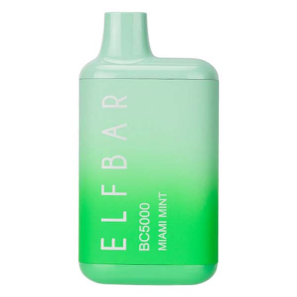 Elf Bar BC5000 Disposable 5000 Puffs 13mL 50mg | MOQ 10 Miami Mint