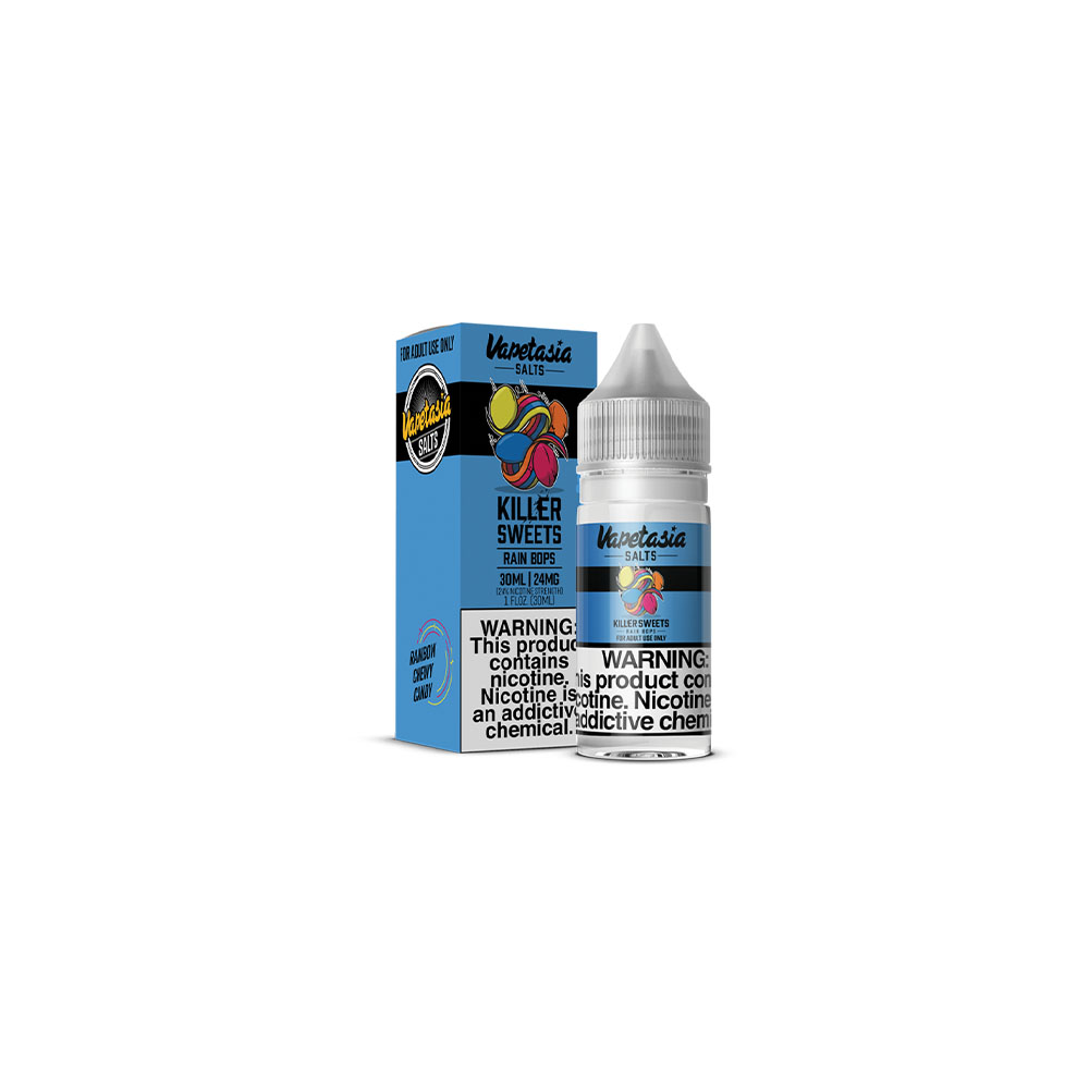 Vapetasia Salt Series E-Liquid 30mL (Salt Nic) Killer Sweets Rain Bops with Packaging