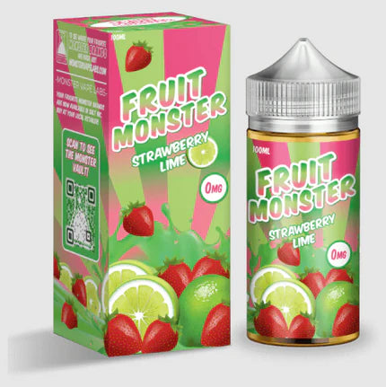 Jam Monster Series E-Liquid 100mL - Freebase - Fruit Strawberry Lime