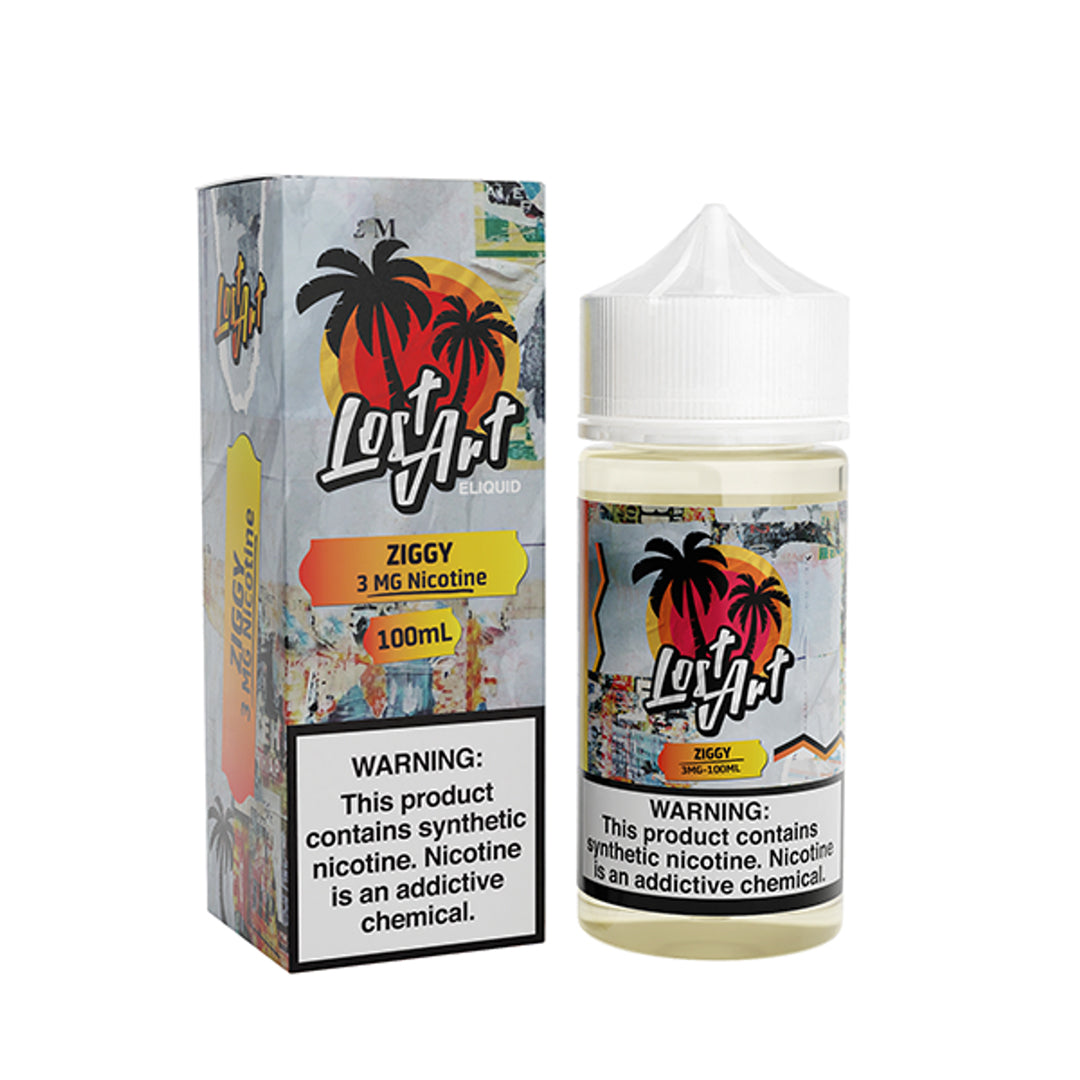 Lost Art TFN Series E-Liquid 100mL (Freebase) | Ziggy with Packaging