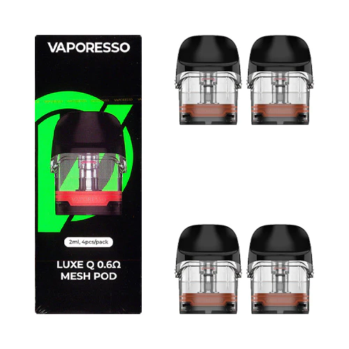 Vaporesso Luxe Q Pod (4-Pack) | 0.6ohm 2mL with Packaging