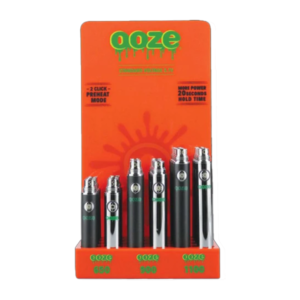 Ooze Standard 510 Batteries (24pc Promo Display)(Multiple Sizes & mAh) Group Photo