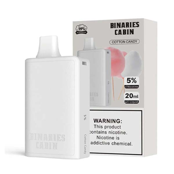 HorizonTech Binaries Cabin Disposable 10,000 puffs 20mL 50mg | MOQ 10 | Cotton Candy with Packaging