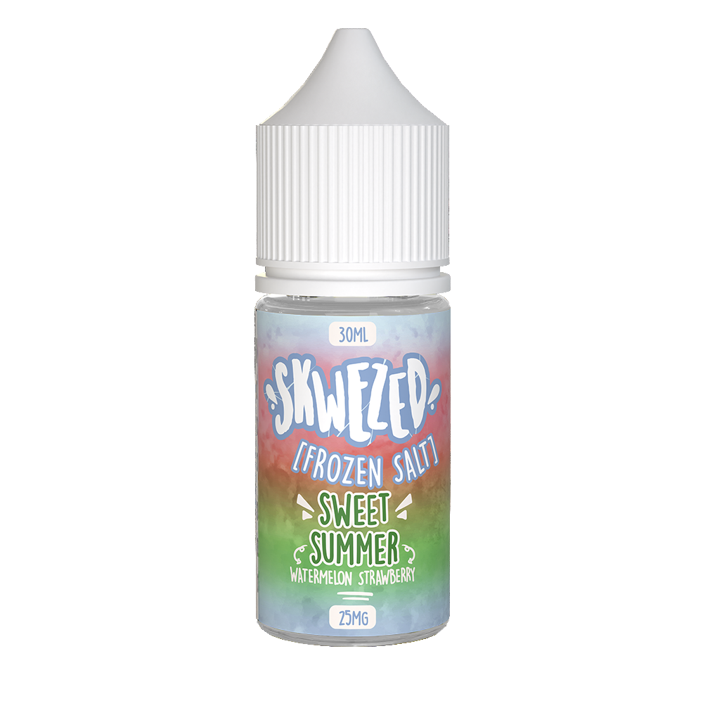 Skwezed Salt Series E-Liquid 30mL (Salt Nic)  - Frozen Sweet Summer (Watermelon Strawberry Ice)