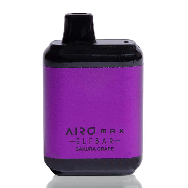 Elf Bar Airo Max Disposable 5000 Puffs 13mL 50mg | MOQ 10 Sakura Grape